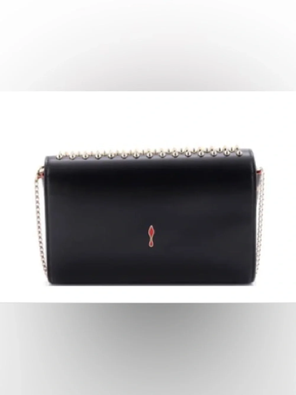 Christian Louboutin Paloma Clutch Spiked Leather